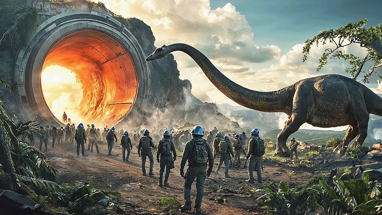 La Humanidad Del A&ntilde;o 2150 Crea Un Portal Que Lleva Al A&ntilde;o 100.000 a.C. Para Comenzar De Nuevo