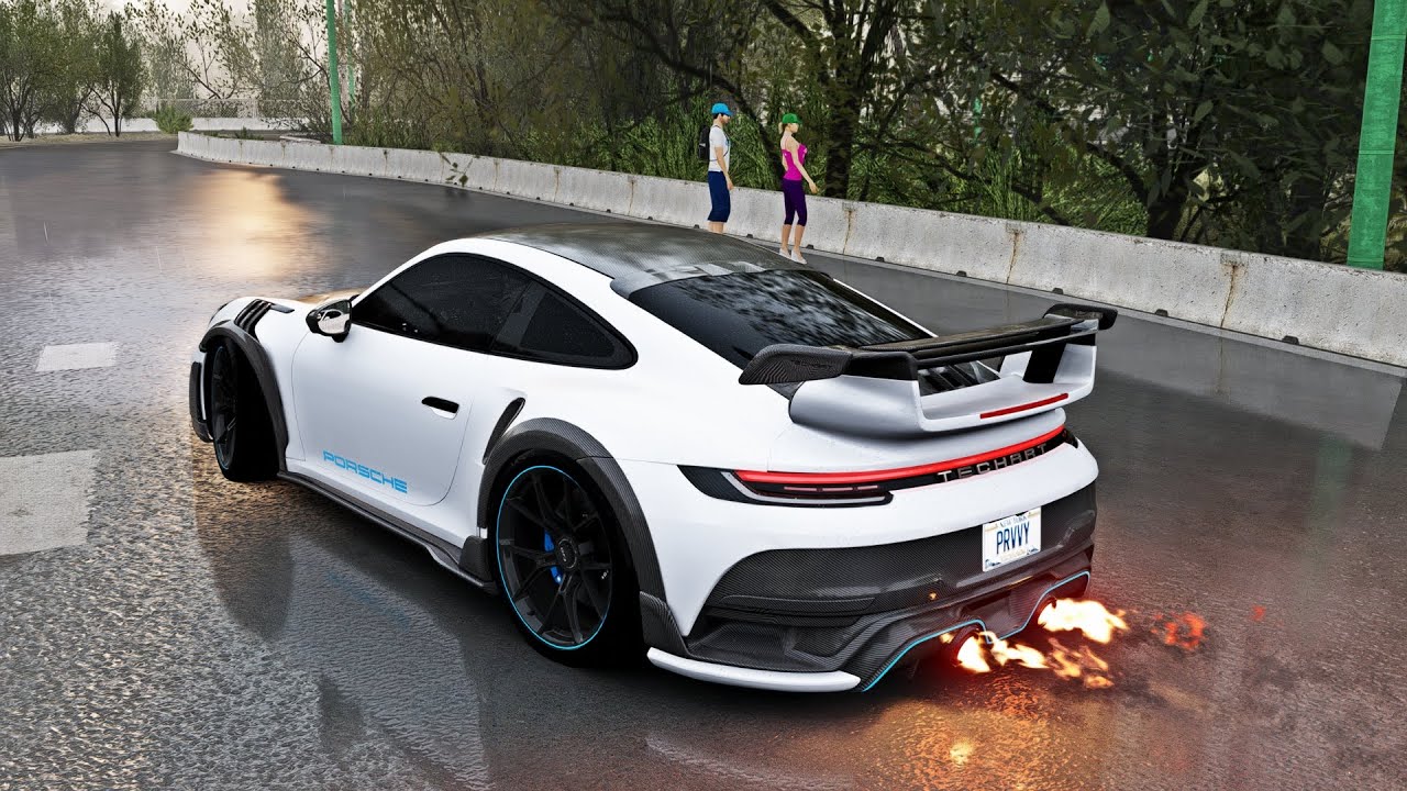 700HP Porsche 911 - California Highway - Assetto Corsa 4K Ultra