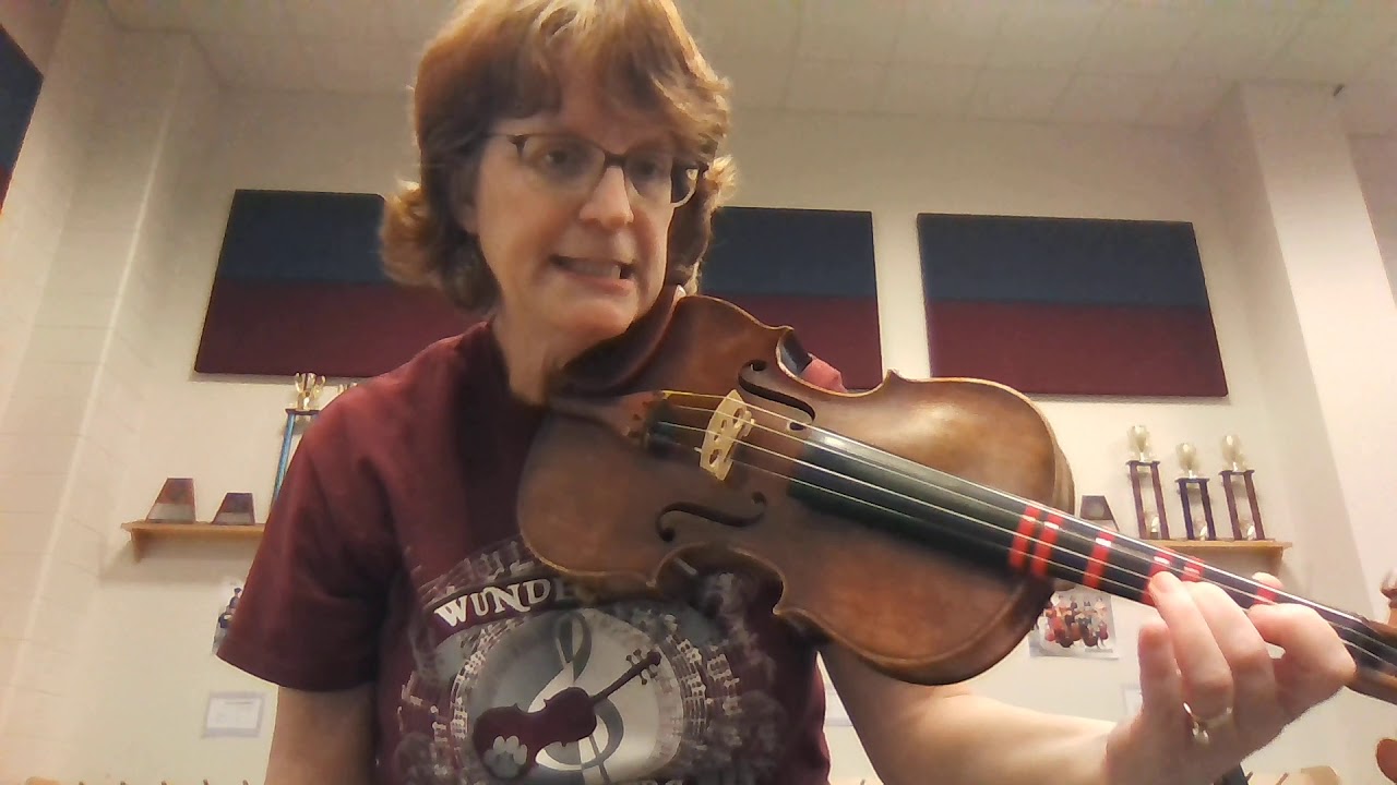 5th grade strings- A string notes, D Scale