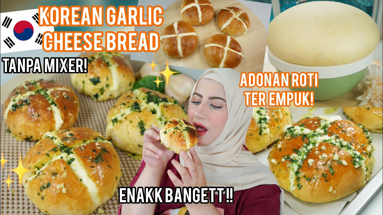 COOKING WITH TASYI : EP 59 - RESEP KOREAN GARLIC CHEESE BREAD DI JAMIN VALID DAN PERSIS ASLINYA!