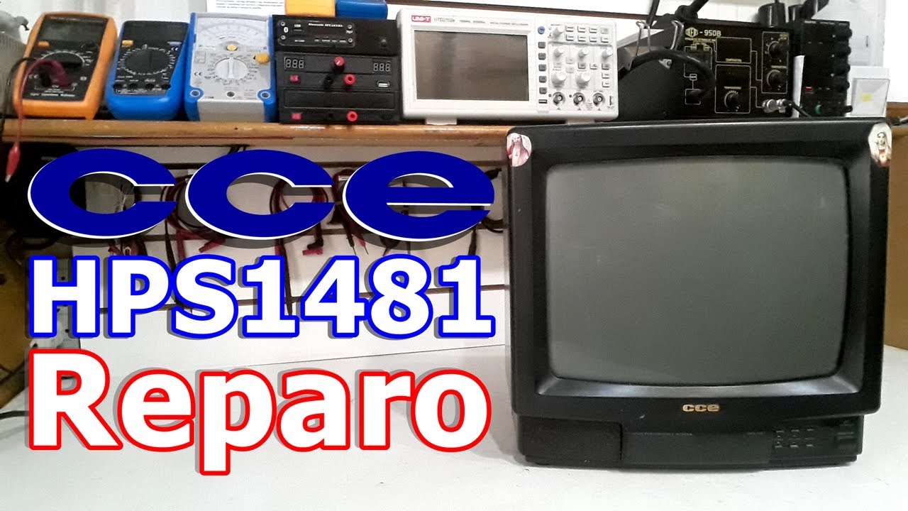 CCE HPS1481 - SEM COR IMAGEM PRETO E BRANCO (1/2) - Vídeo Nº 064 #alexeletrônica