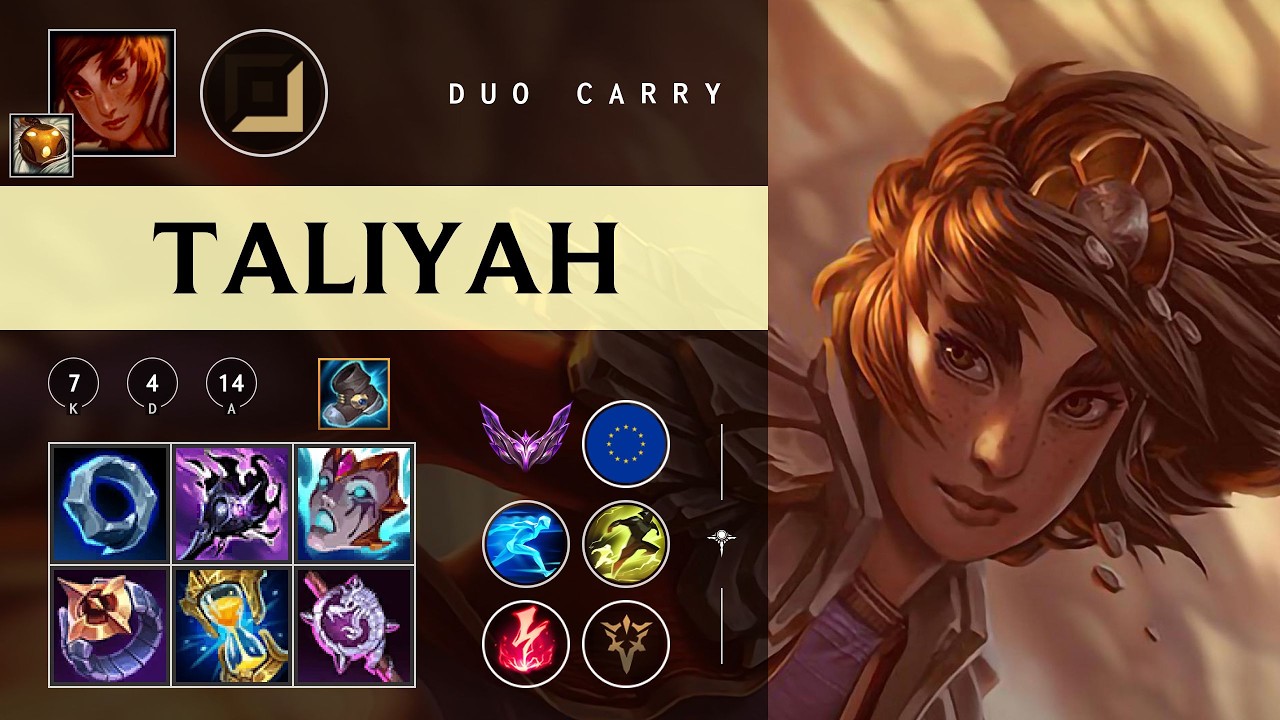 Taliyah Carry vs Xayah - EUW Master Patch 26.04