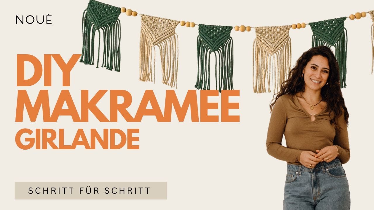 DIY Makramee Girlande - Einfache Schritt-für-Schritt-Anleitung