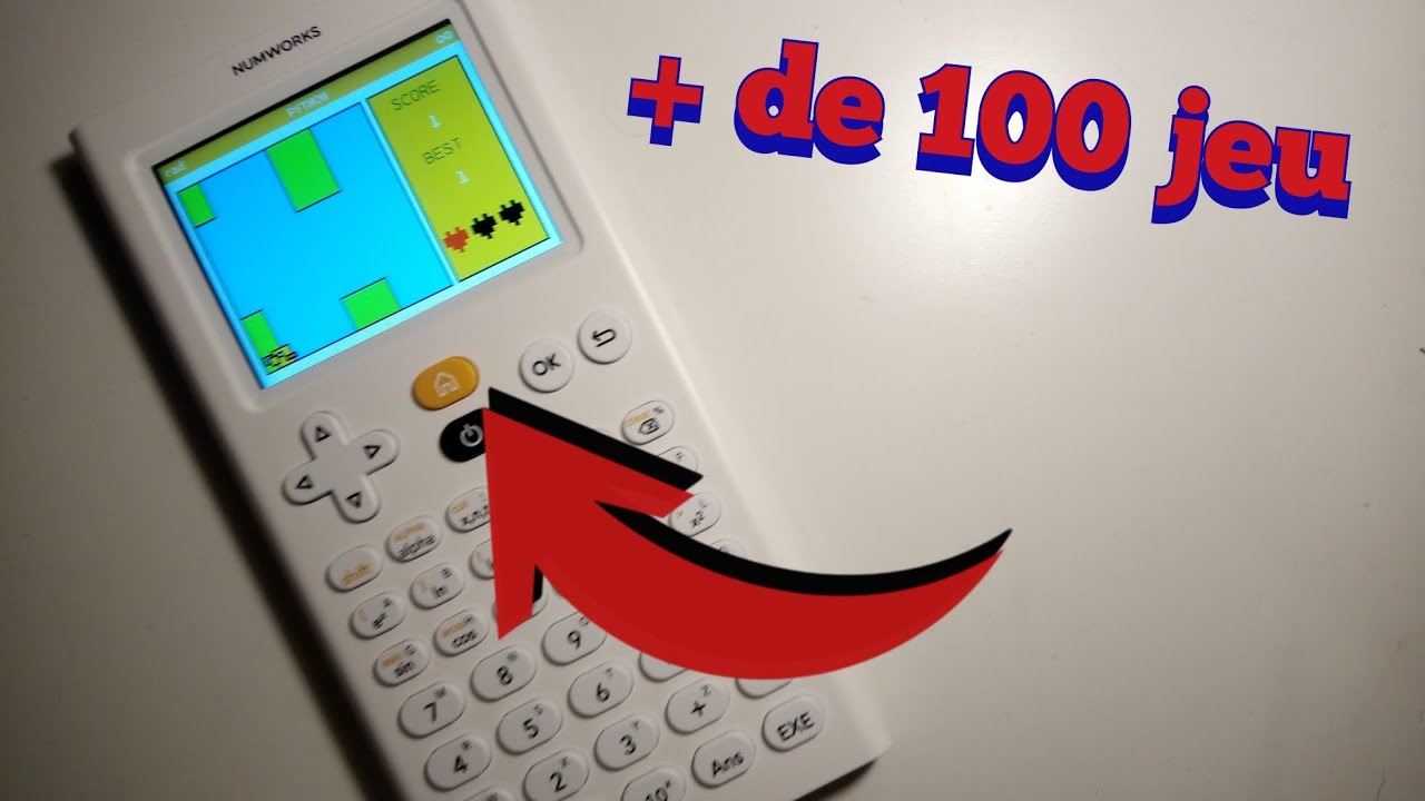 Jouer &agrave; plus de 100 jeu sur sa calculatrice Numworks 👾| Marche dans toutes les versions.