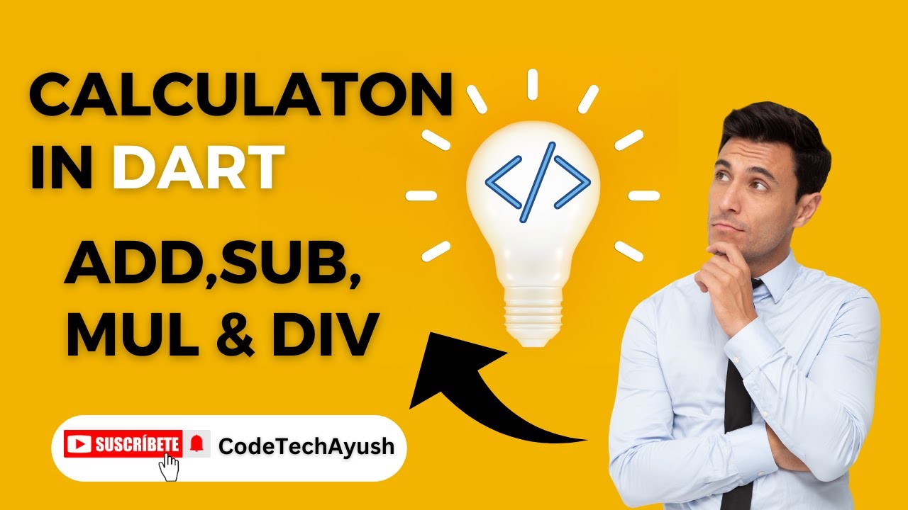 Calculation in Dart || add, diff, mul, div  calculation with dart programming language