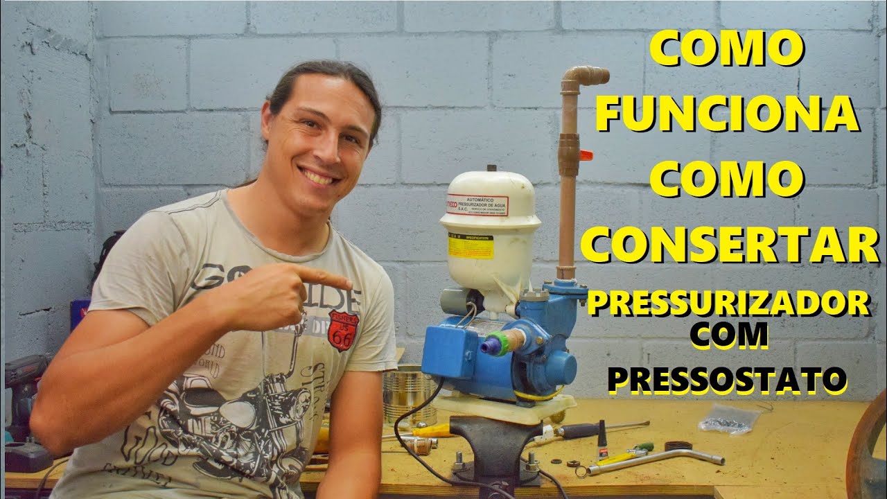 Como funciona um pressurizador com vaso de expansão e pressostato de médio porte