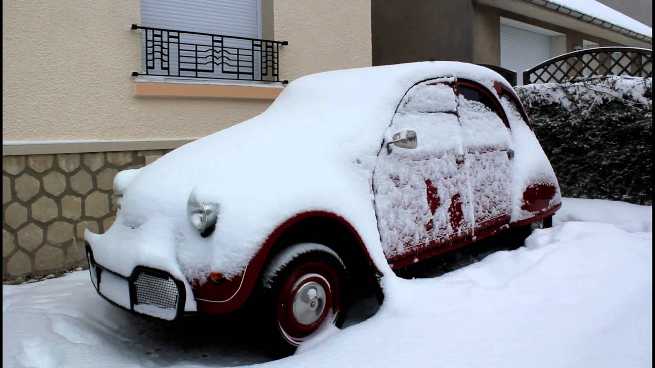 Démarage 2CV gelée par -13°C