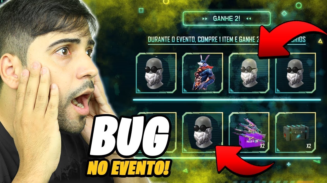 CORRE! BUG NO EVENTO DA BARBA DO VELHO! FREE FIRE MAX CHEGANDO!!
