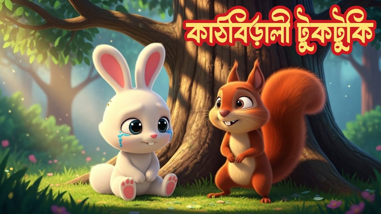 কাঠবিড়ালী টুকটুকির গল্প | কার্টুন গল্প (Cartoon story) | ZHS CARTOON