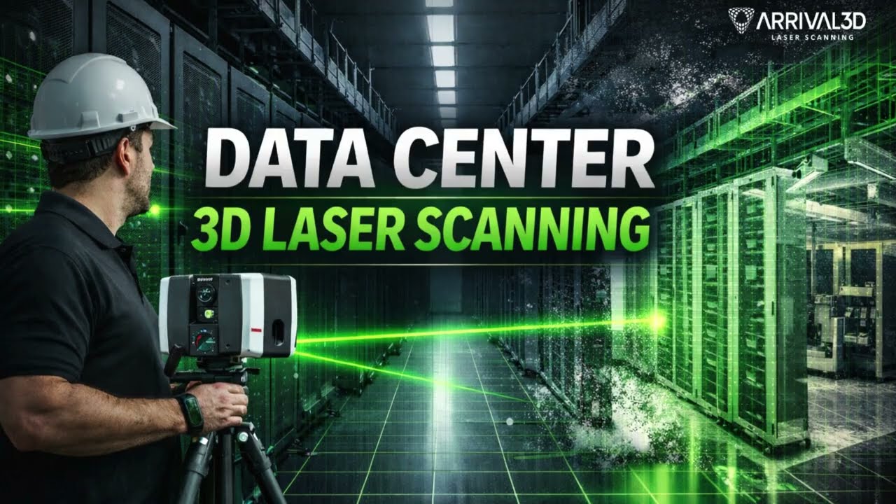 Data Center 3D Laser Scanning & Interactive Modeling | Arrival 3D Nationwide