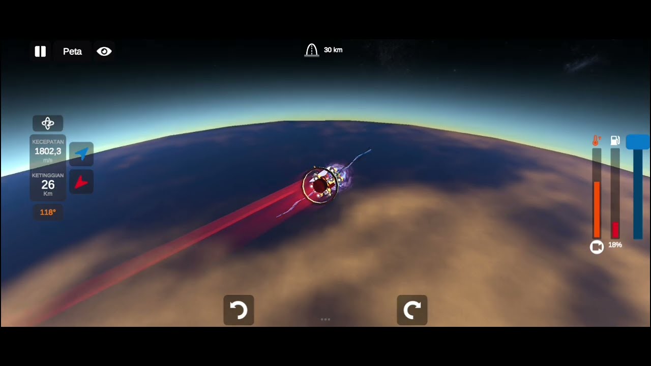 How to rocket back to earth from moon Ellipse rocket