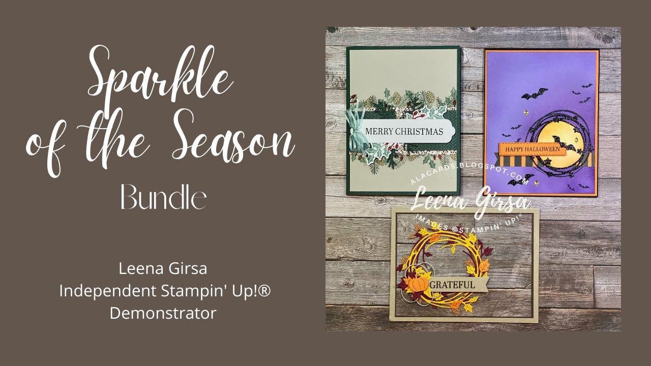 Three Pretty Card Ideas with the Sparkle of the Season Bundle by Stampin’ Up!®