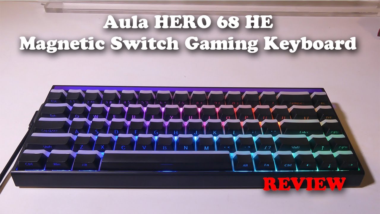 Aula HERO 68 HE Magnetic Switch Gaming Keyboard REVIEW