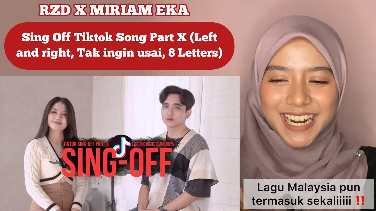 MANTUL‼️SING OFF TIKTOK SONGS PART X MALAY GIRL REACTION ADA LAGU SEK KITO BOH 😍💕