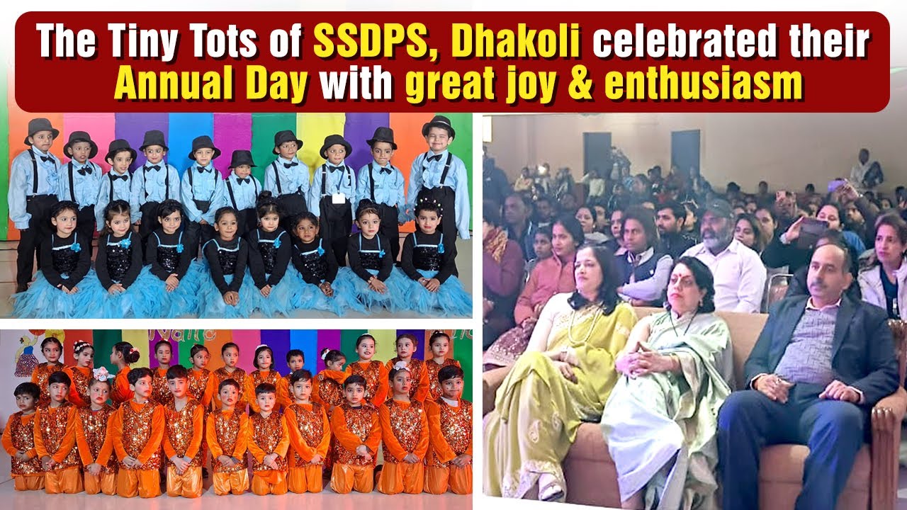The Tiny Tots of SSDPS, Dhakoli celebrated their Annual Day with great joy & enthusiasm