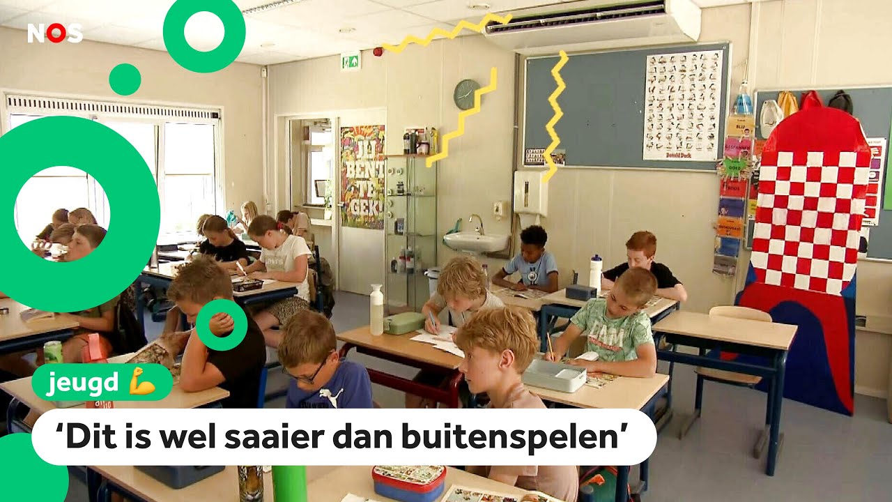 Groep 8 in Voorthuizen moet binnenblijven vanwege de warmte