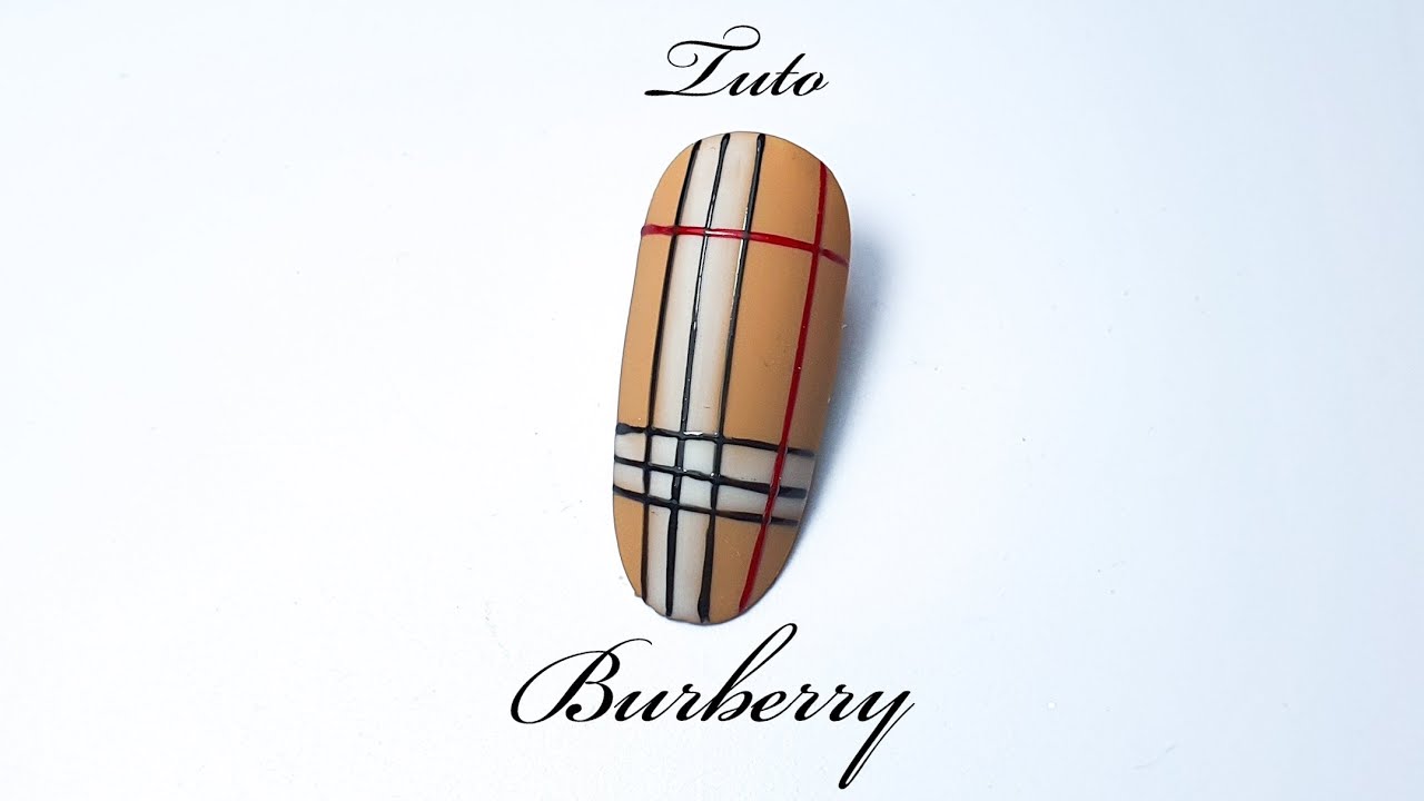 💅 Nails Tutorial 💅 Burberry Nails