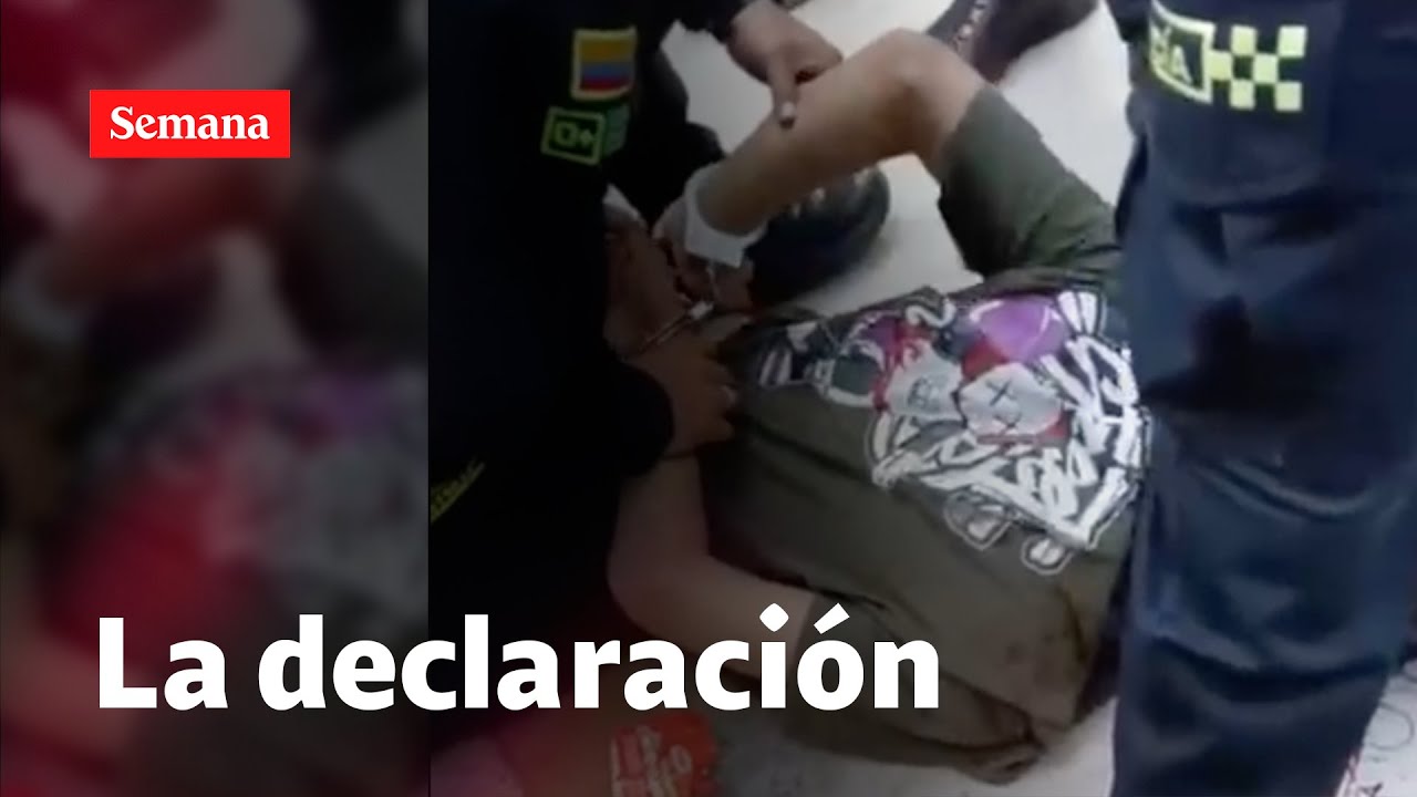 Está es la declaración del menor de edad que disparó contra Miguel Uribe Turbay