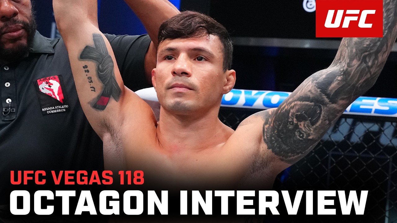 Интервью Алессандро Косты в октагоне | UFC Vegas 118