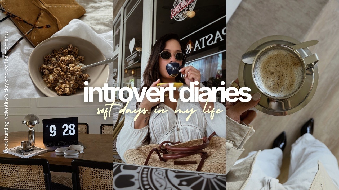 The Introvert Diaries: A Cozy Valentine’s Day | Coffee & Bookstore Vlog