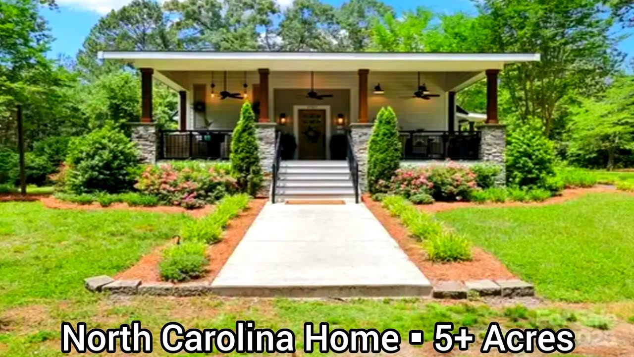 North Carolina Homes For Sale | 5+ Acres | Homes With Land For Sale | Acreage Homes | BnB