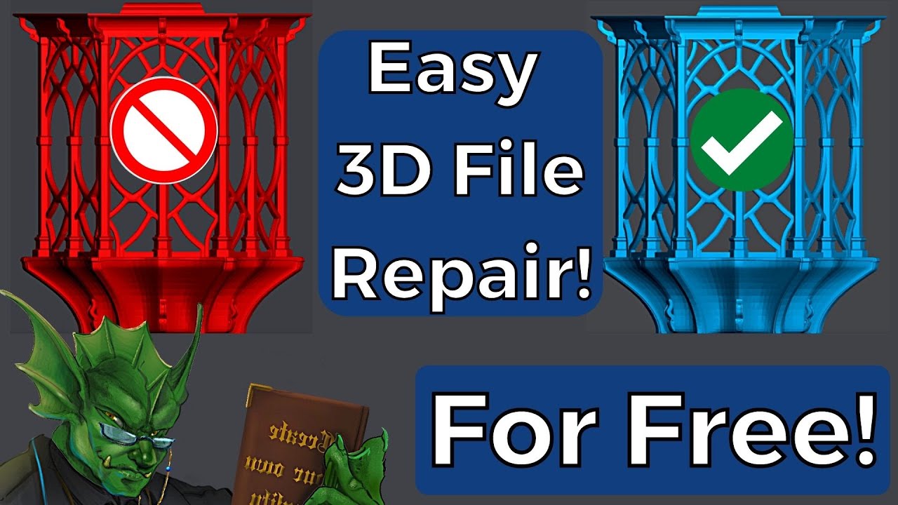 Как легко восстановить/исправить 3D-модели!