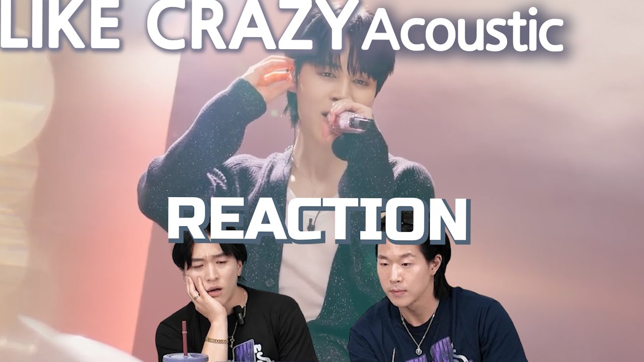 Jimin(지민)BTS 'Like Crazy' Acoustic LIVE 오늘밤 심장 조심하셔야 될거에요. | 리액션&편집 맛집 |리액션코리안🔥| SUB