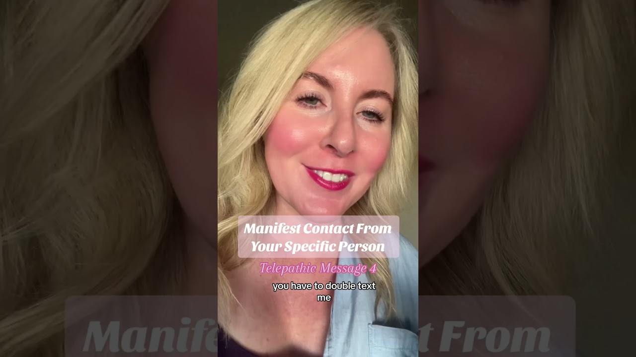 Telepathic LOVE Message 4📱❤️  #specificperson #telepathy #telepathicconnection #nocontact #shorts