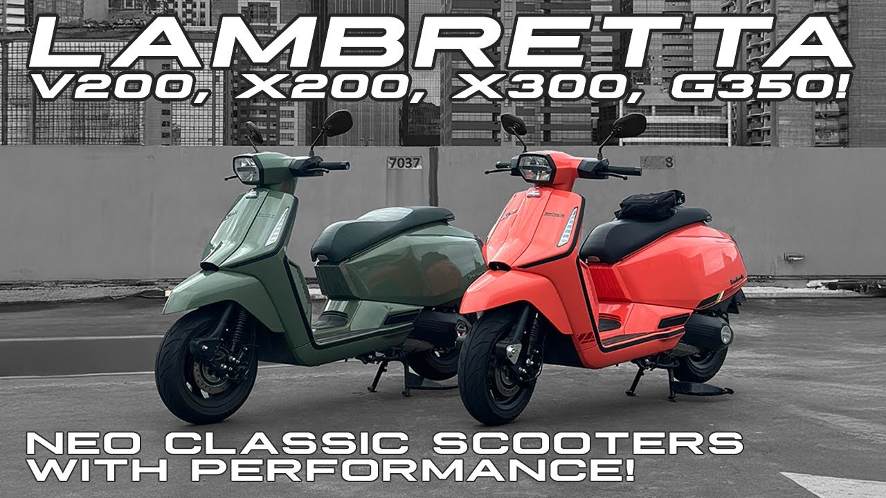 Первые впечатления от Lambretta V200, X200, X300 и G350 [НА АНГЛИЙСКОМ ЯЗЫКЕ]