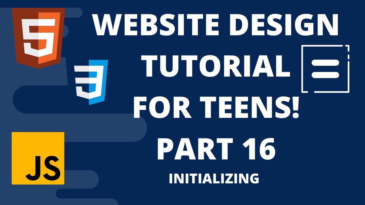 How to Make a Website as  a Teen! Pt.16 - Initializing|#learntocode #ithahu