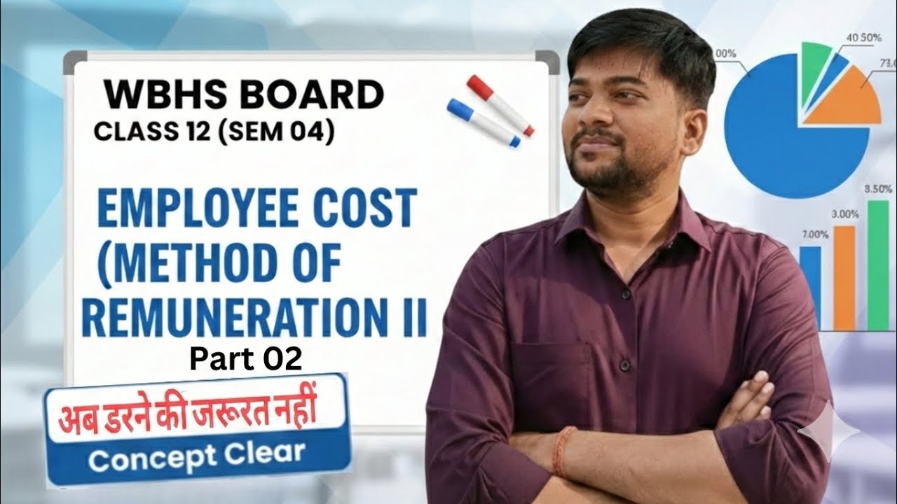 Method Of Remuneration II Class 12th Sem 4 II Part 02 || Costing || (SSC by Sonu)