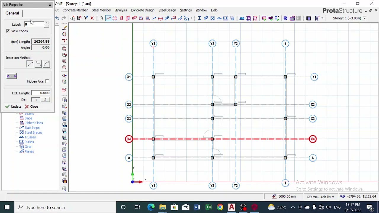 HOW TO IMPORT DRAWING FROM AUTOCAD TO PROTA STRUCTURE
