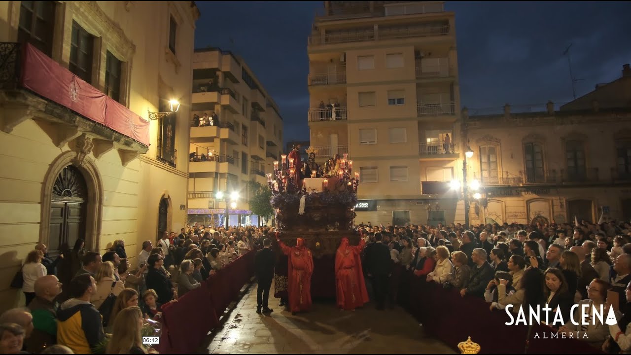 Santa Cena y Virgen de Fe y Caridad, de Almería | Virgen del Mar | Domingo de Ramos 2025 (4K)