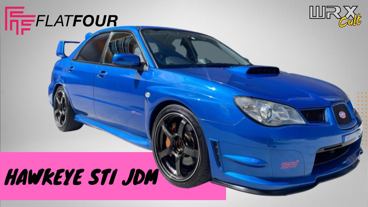 2005 Subaru Impreza WRX STi Hawkeye Blue JDM Import to Australia Line Up