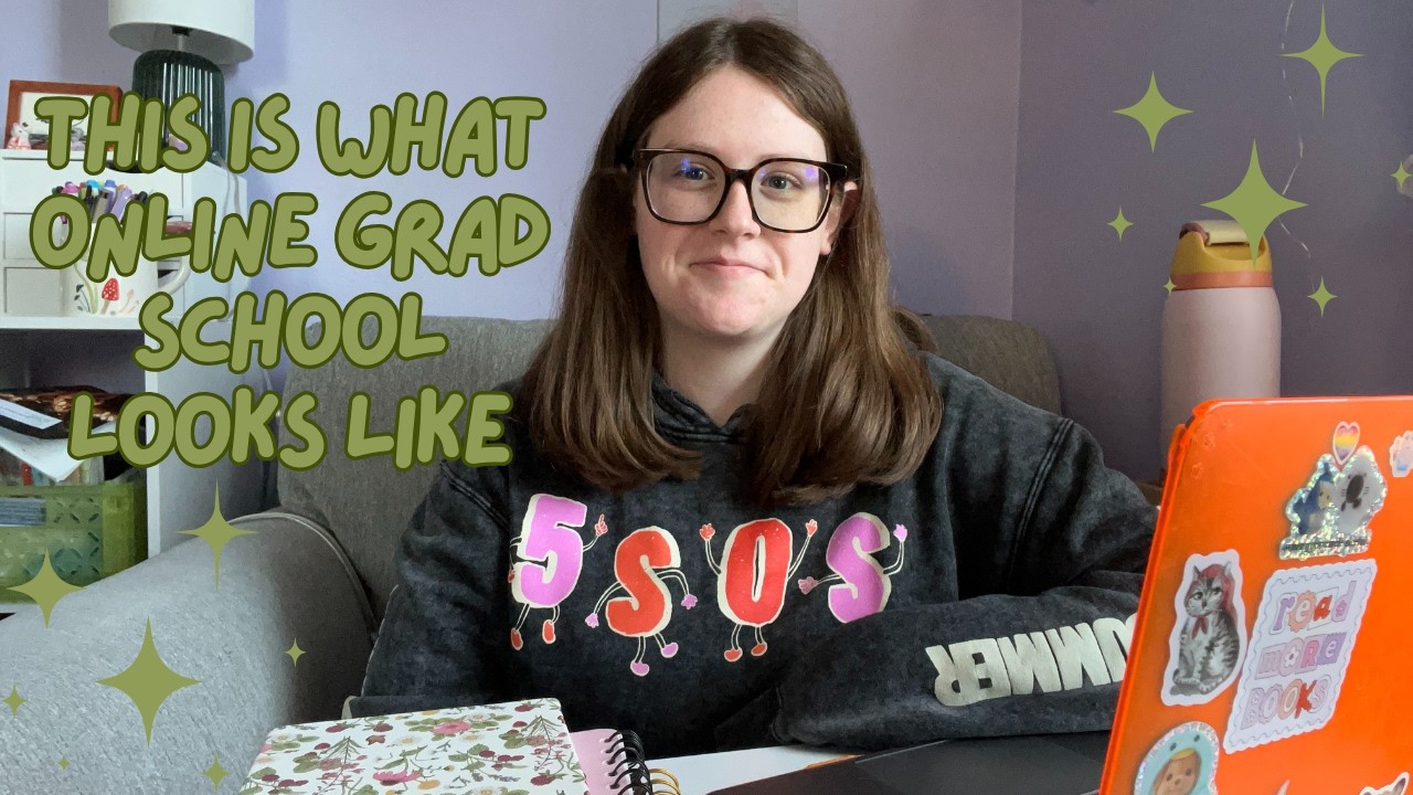Realistic Day In My Life In Grad School: From Procrastination to Productivity!!