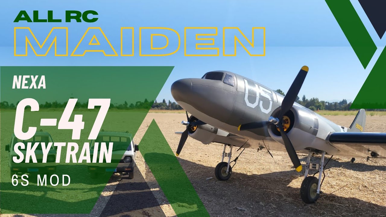Nexa C-47 / VQ Models DC-3 - Maiden flight
