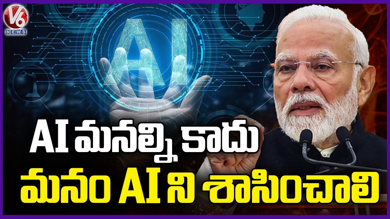 PM Modi Full Speech At AI Impact Summit 2026 | V6 News
