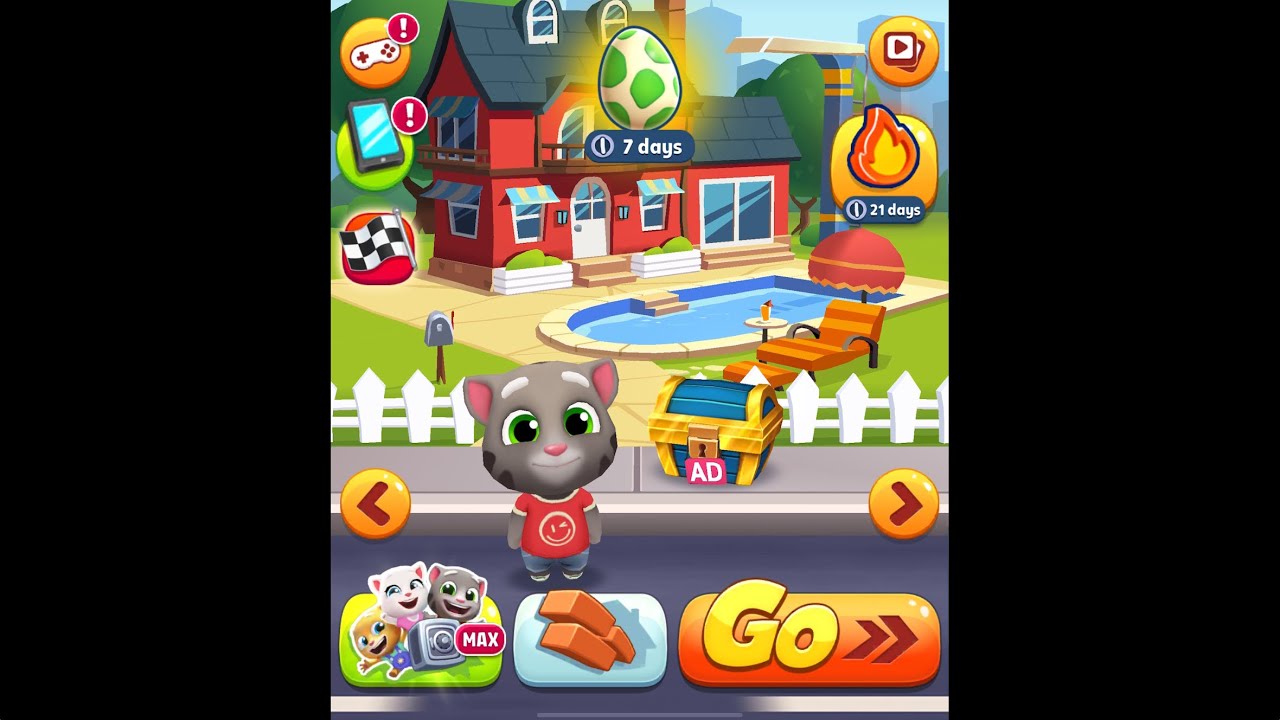 Talking Tom Gold Run gameplay!