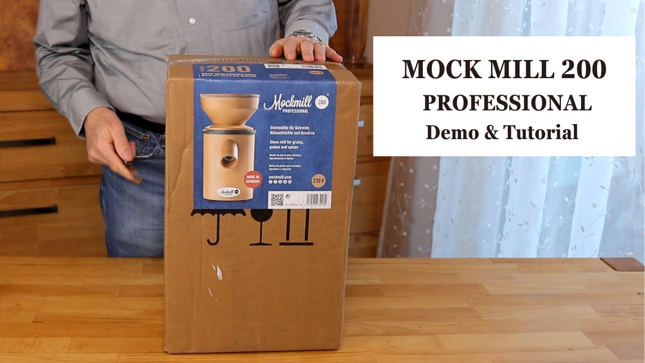 Mockmill Professional Demo & How to Use | Fresh Flour at Home!