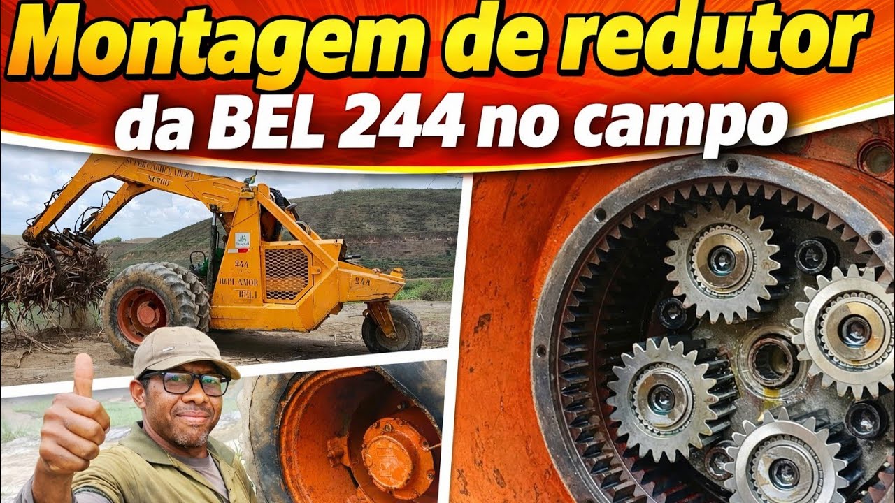 Montagem De Redutor Carregadeira Bell SC800 