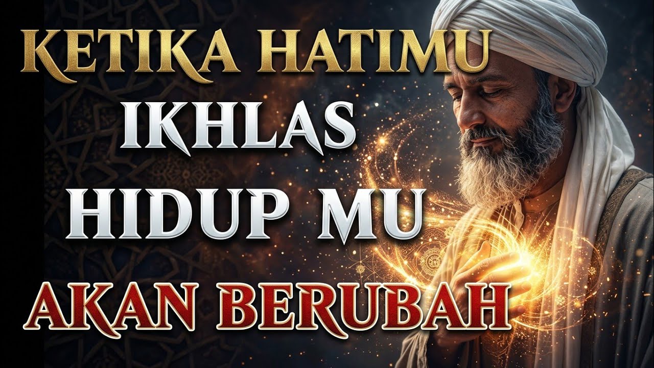💥ALLAH TELAH BERJANJI‼️SAAT IKHLAS MENJADI KUNCI HIDUP MU AKAN BERUBAH PERLAHAN