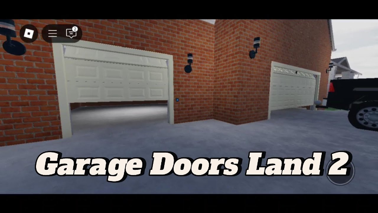 Гаражные ворота открываются в Garage Doors Land 2 [Roblox!] [Мы создали этот мир!]