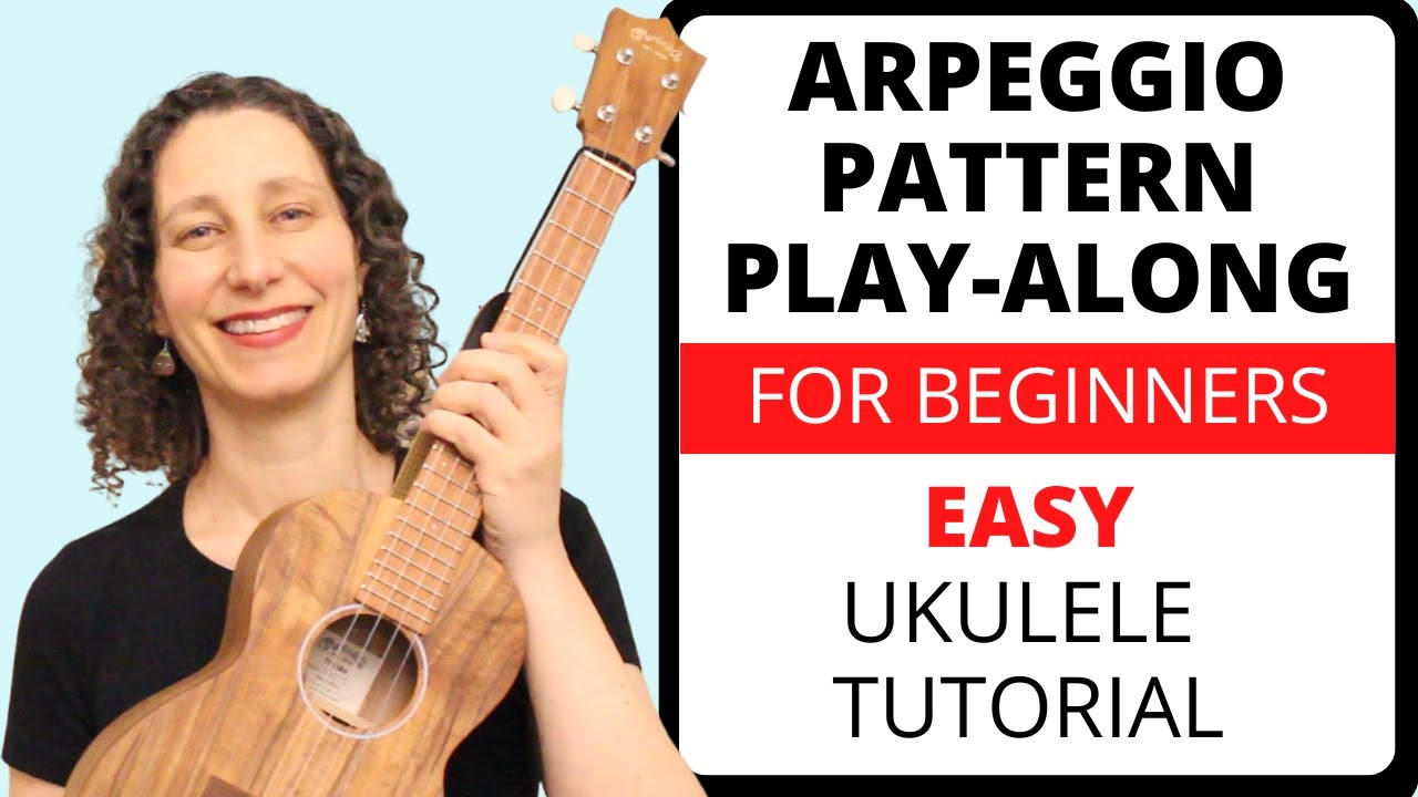 EASY Ukulele Arpeggio Play Along For Beginners 🎵 Fingerpicking Tutorial (High G & Low G)
