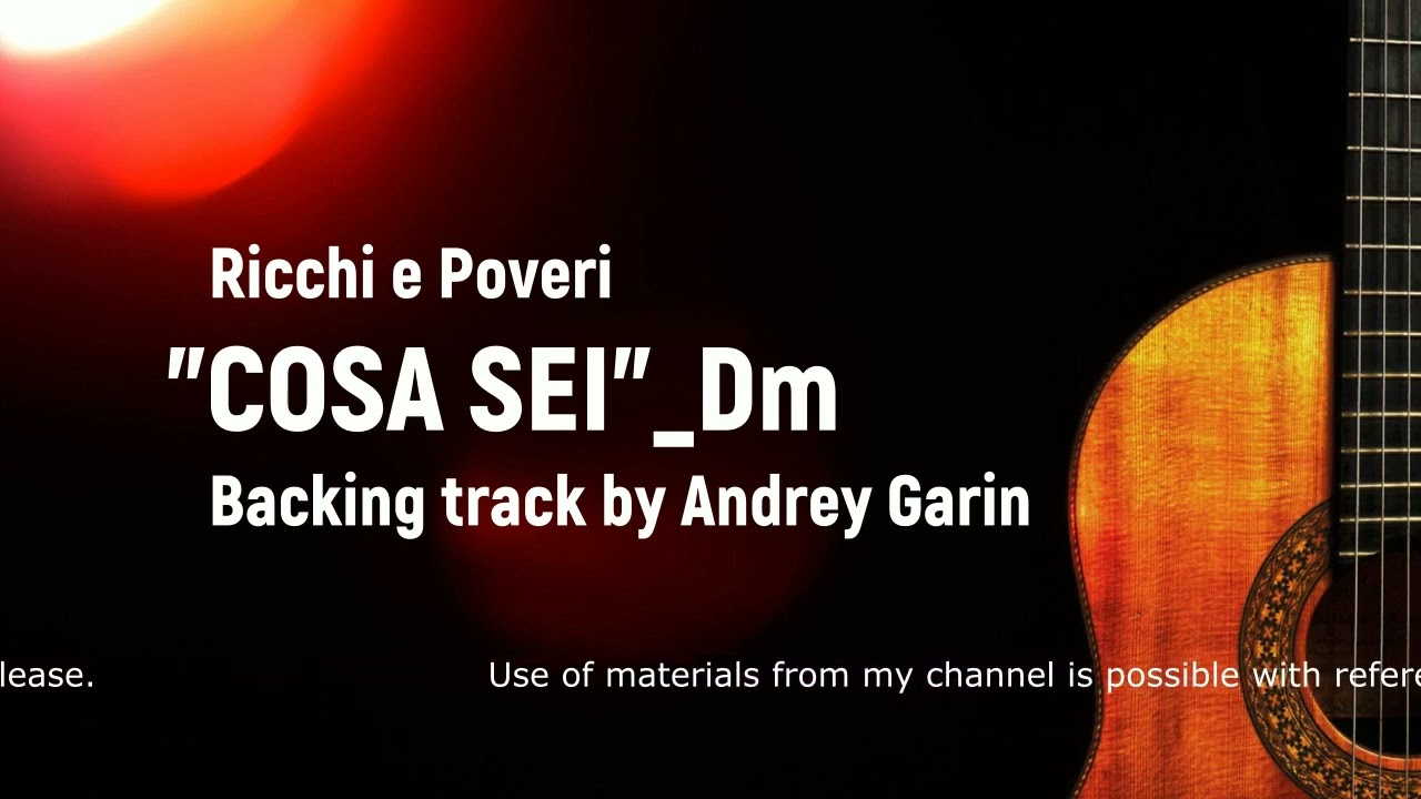 Cosa sei - backing track by Andrey Garin