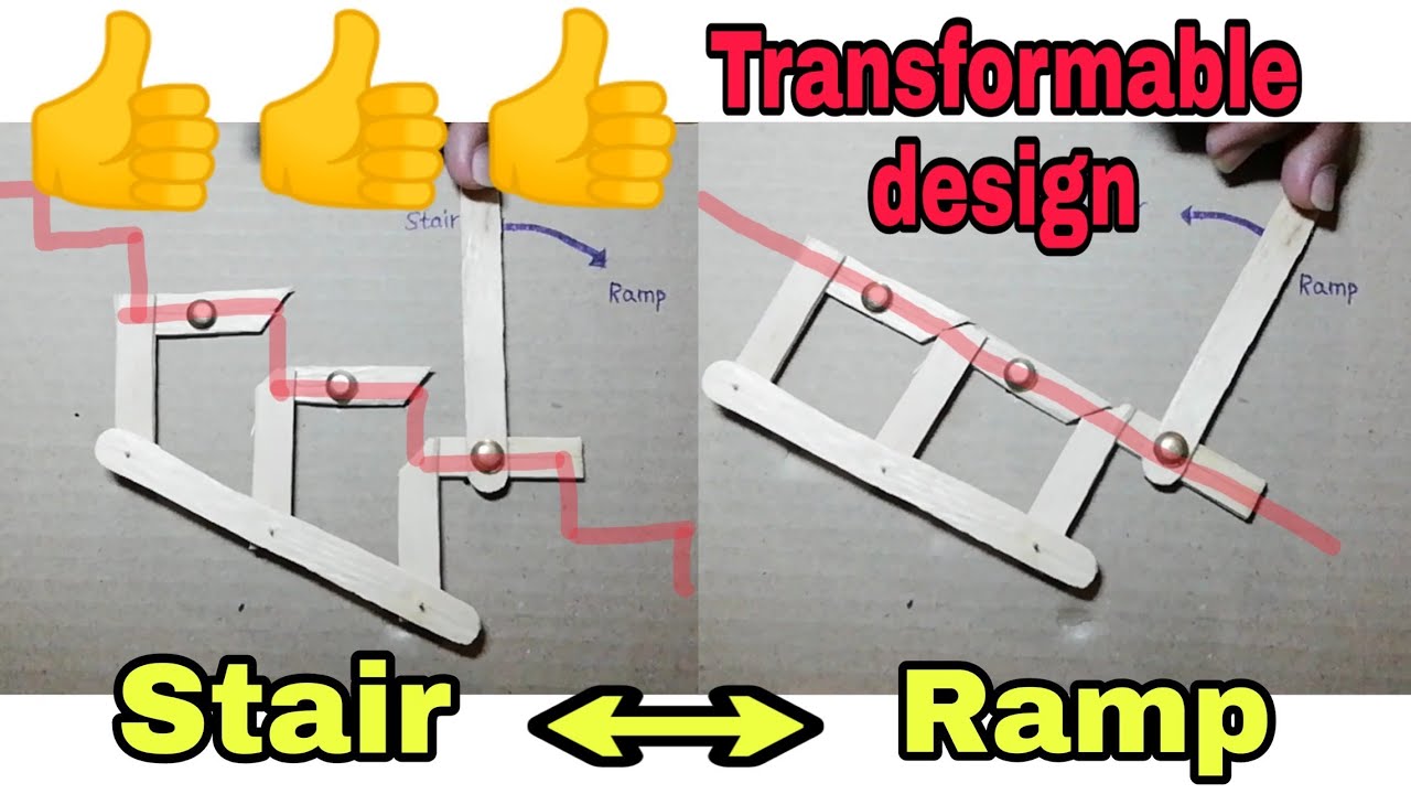 Transformable Stair-Ramp design mechanism