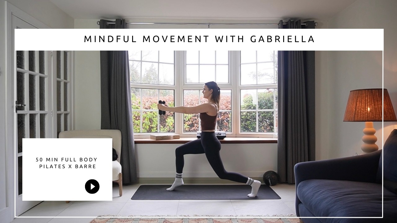 50-Min Full Body Pilates x Barre | Strong, Precise & Controlled
