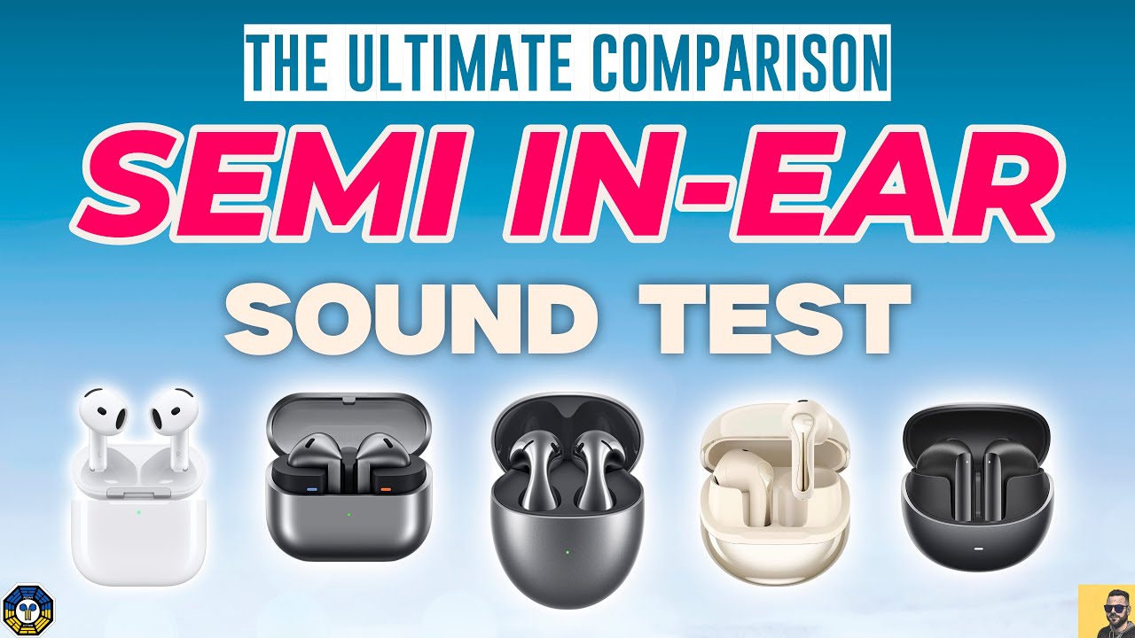 Sound Test | Apple Airpods 4 ANC, Samsung Galaxy Buds 3, SoundPEATS Air5, Huawei Freebuds 5 QCY HT10