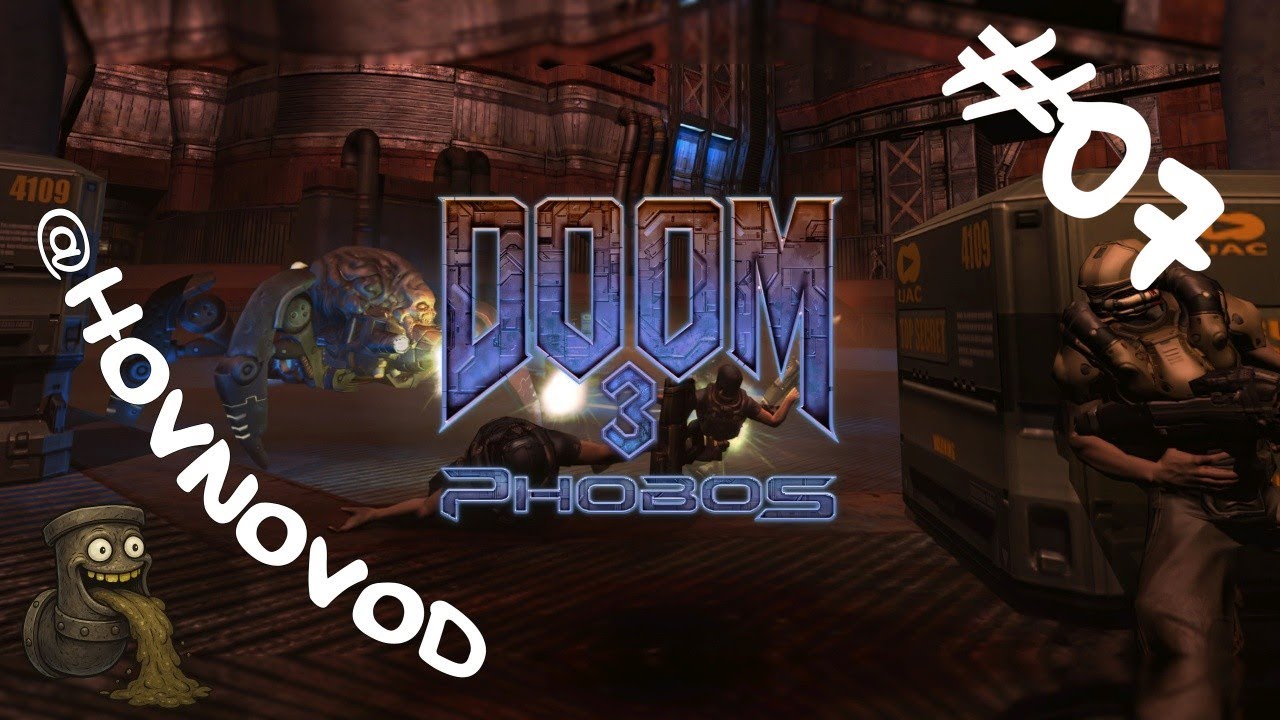Doom 3: Phobos - Komunitní mód | #07 - Kapitola 5E2 | CZ / SK Let's Play / Gameplay | 4K | @HovnovoD