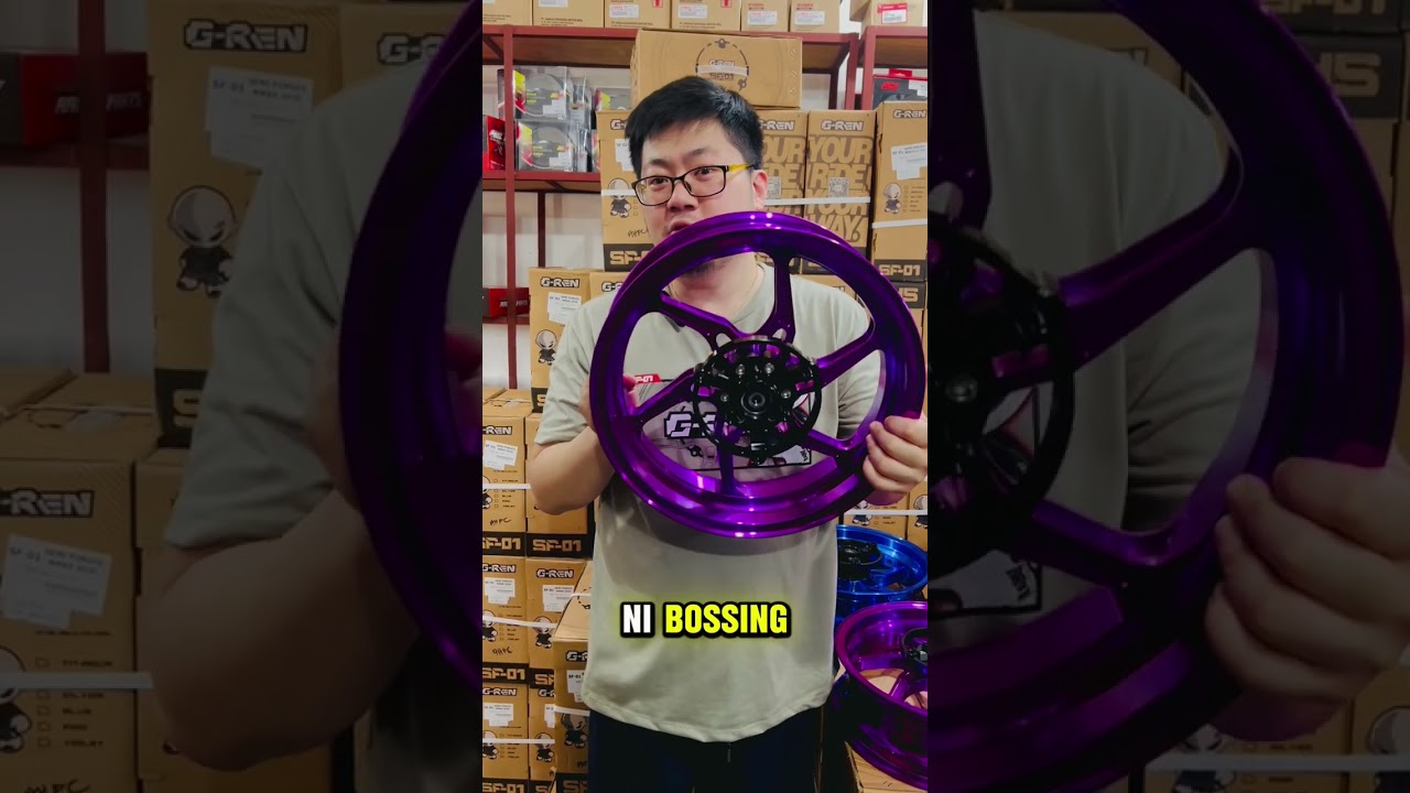 G REN MAGS SF01 SEMI FORGED NMAX155 V2/V3 W/ pirelli tire nakausap naten c bossing