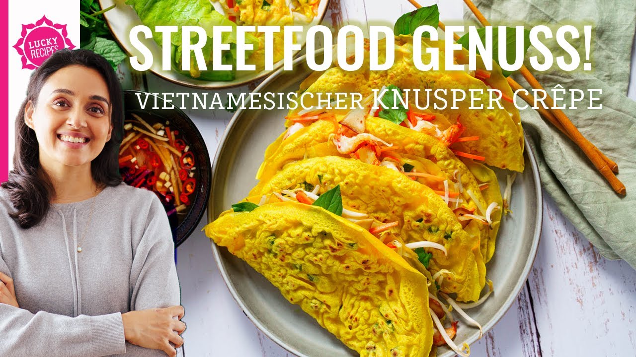 Die leckersten Crêpes aus Vietnam ! Banh Xeo Vietnamesisch Kochen 🇻🇳